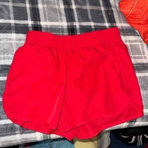 Athletic Works Women's Bright Red Shorts